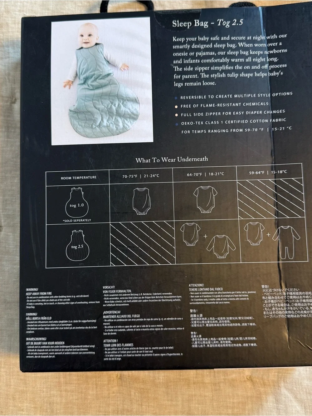 Dock-a-tot Sleep Sack 2.5 TOG